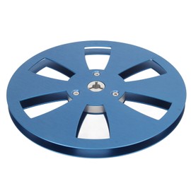 1/4 7 Inch Empty Reel 6 Hole Aluminum Alloy Open Reel Sound Tape Empty Reel Opening Machine Part Blue