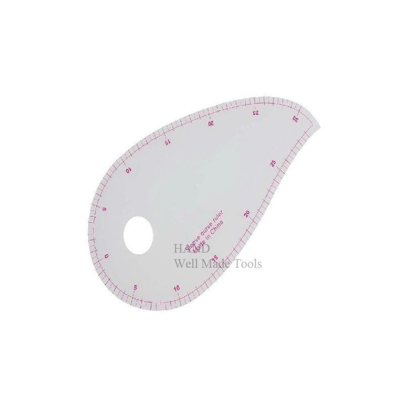 HAND Metric Sleeve Curve, Armhole Ruler, Flexible,No.6460, Creates The Perfect
