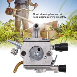 MAGT Carburettor, Multifunctional Carburettor Compatible with Stihl FS120 FS 200 FS250 Trimmer Weedeater Circular Saw Chainsaws Accessories