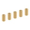 YOKIVE Pack of 5 M5 Spacers, Brass Hexagonal PCB Spacer