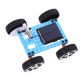 UPKOCH 1 Set Assembling Solar Cars The Car Cars for Car for Small Solar Car Toy Assemble Solar Car Model Solar DIY Car Model DIY Car Science Power Vehicle Abs Blue