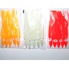 FFT SUPER CATCH LUMO, RED, ORANGE SPARKLE SQUID MUPPET LURES