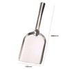15.6-Inch Long Ash Shovel, One Piece Intact Formed BBQ Charcoal