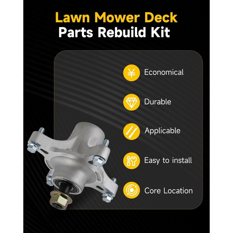 OCPTY Lawn Mower Deck Rebuild Kit, Mower Blade Rebuild Kit