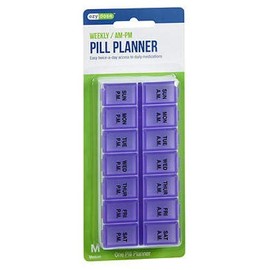3 Pack of AM/PM 7 Day Pill Organizer