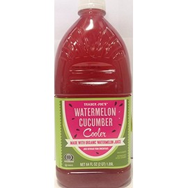 Trader Joe's Watermelon Cucumber Cooler - Made with Organic Watermelon Juice, 64 OZ(1.89 L)