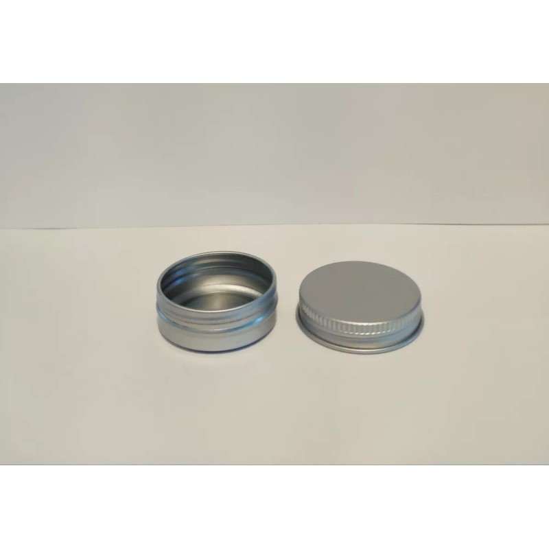 Meliars Envase Pomadera Aluminio Metal 10 Grs ( 20 Piezas)