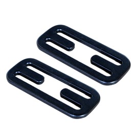 Camellia Model Harness Safety Belt Loosening Clasp Black Pack of 2