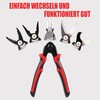 HARDZTOOL 5-in-1 Multifunctional Pliers Set, 8 Inch Electrician Pliers Set