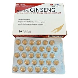 GSL (18 Boxes American Ginseng 30 Tablet | 30 Tablets Per Box (18 Packs) Technology | The Original American Ginseng 30 Tablet | Made in USA.