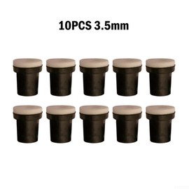 10 Pcs Sandblaster Nozzles 2/2.5/3/3.5mm for 5gallon Sandblasting Tanks, Sandblast Tip Replacement(3.5mm)