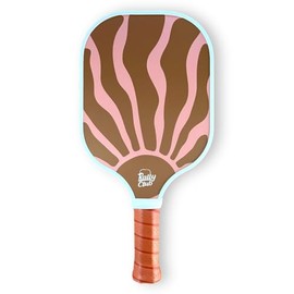 Rally Club Pickleball Paddles for Men Women | Carbon Fiber Polymer Honeycomb Composite Core | Lightweight Durable | Uniquely Designed Stylish for Singles Doubles (Cabana)