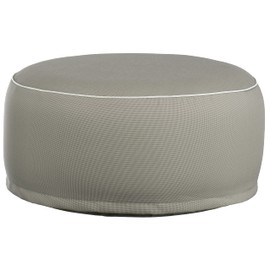 Brandsseller Outdoor Pouf Stool Bean Bag for Indoor and Outdoor Use Inflatable 55 x 25 cm (Taupe)