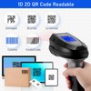 2D Barcode Scanner, ONEWSCAN Wireless QR Code Scanner 2 in