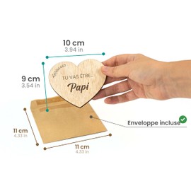 CONTRAXT Idée cadeau annonce grossesse grand parents. Idea card cadeau futur grand parent papy annonce grossesse original grand parent mamie papi naissance surprise (Grand parents)