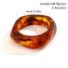 Titayen Acrylic Resin Chunky Bangle Bracelets for Women Multiple Color