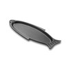 Outset 76376 Fish Cast Iron Grill and Serving Pan Black,