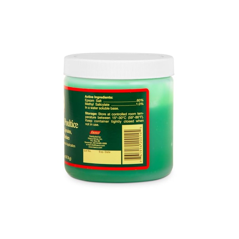 Gel Terapéutico para Caballos - Poultice de Sales de Epsom
