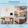 Snblzhef Zigbee Smart Fan Light Switch 1 Gang Touch Control