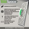 ToolSpace Large Styrofoam Rasp Sanding Board Grinder 380 x 160
