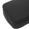 SCITOO Auto Black Leather Armrest Center Console Lid Skin Cover