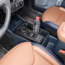 CSKT2022 Fits 2022-2023 FORD Maverick Center Console Carbon Fiber Pattern Trim Cover