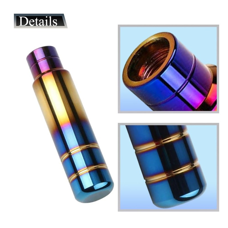 Riloer Universal 13cm Aluminium Gear Shift Knob with 3 Adaptors