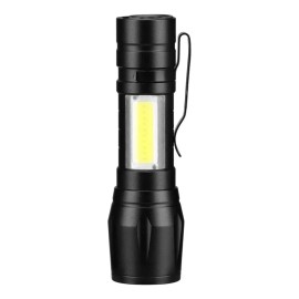 yunlong 5 Pzas Minilinterna Portatil Led,zoom,recargable,luz Lateral