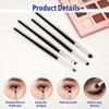 8 PCS Eye Makeup Brushes, Small Makeup Brush Set Mini