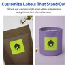 Avery Printable Square Labels with Sure Feed Technology, 2" x
