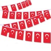 30 PCS Turkey Flag, 33 FT Turkish National Bunting,DecorGarden With