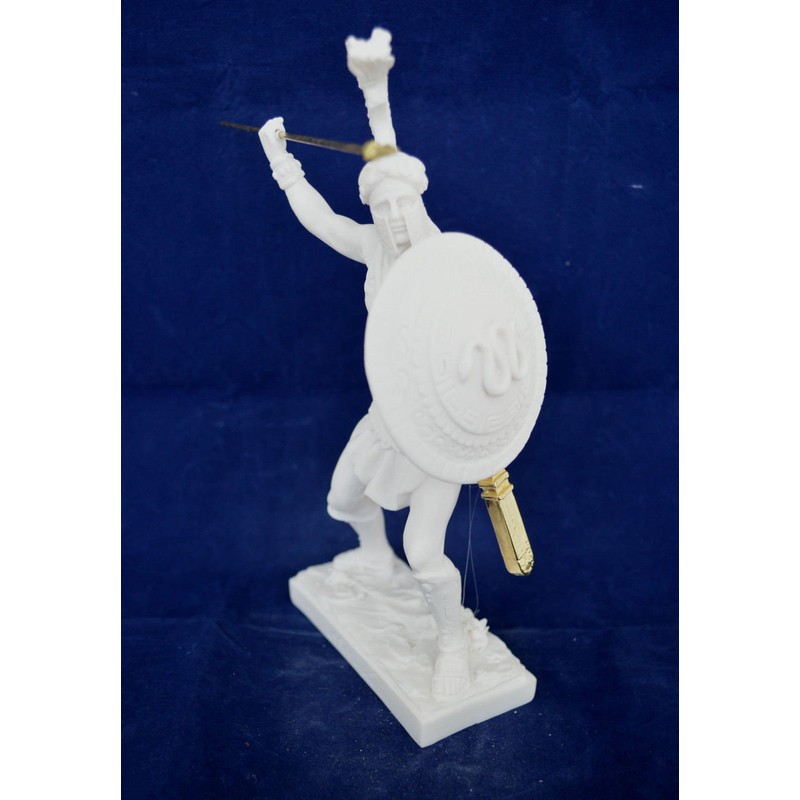 Estia Creations Leonidas statue Spartan Hero ancient Greek alabaster sculpture