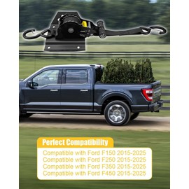 Upgrade Retractable Ratchet Straps Compatible with Ford F150 F250 F350 F450 2015-2025, 10FT Self Retracting Tie Down, Bed Mounted Retractable Straps, 2PCS