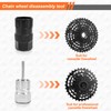 TYBYBB Bicycle Chain Whip with Sprocket Puller and Puller Universal