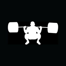 WEIGHT LIFTER Sticker Bench Fitness Exercise Train Vinyl Decal Gym Workout S2 - Die cut vinyl decal for windows, cars, trucks, tool boxes, laptops, MacBook - virtually any hard, smooth surface