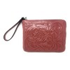 Patricia Nash Tooled Leather Cassini Wristlet, Old Rose, Pink