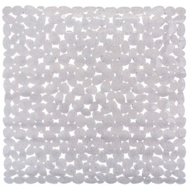 Stone-look shower mat / bath mat, 53 x 53 cm and 70 x 35 cm by Brandsseller, customisable