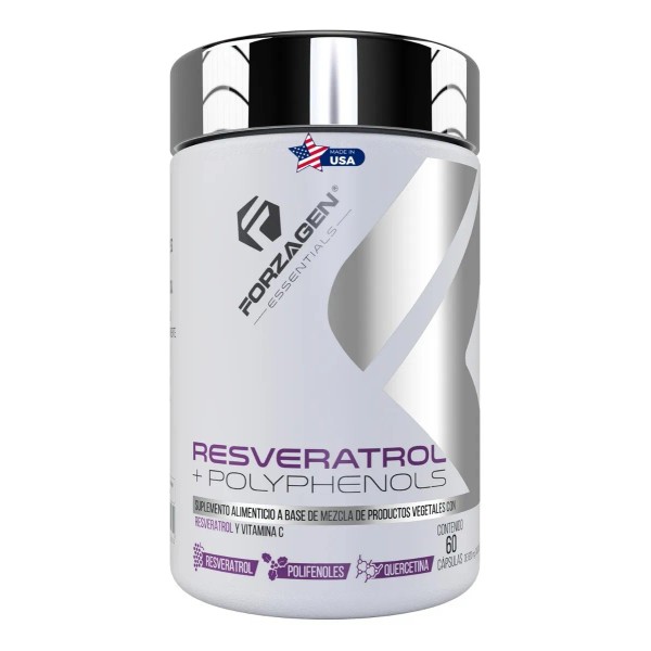 Forzagen Essentials Resveratrol+polyphenols 60 Caps | Vita C Sabor Sin
