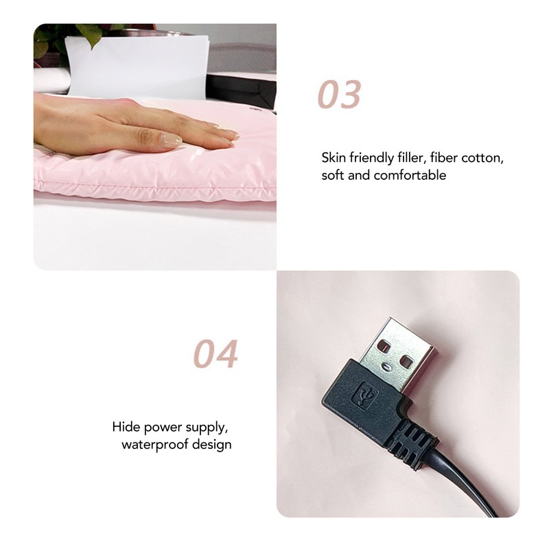 Graphene Heated Handwarmers Bag USB Charging 3 Levels Temperature Washable