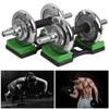 1Pair Home Dumbbell Frame Stand Prevent Rolling Dumbbell Rack Holder