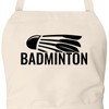 Huuraa Bib apron Badminton Gift grill apron, natural cotton Badminton