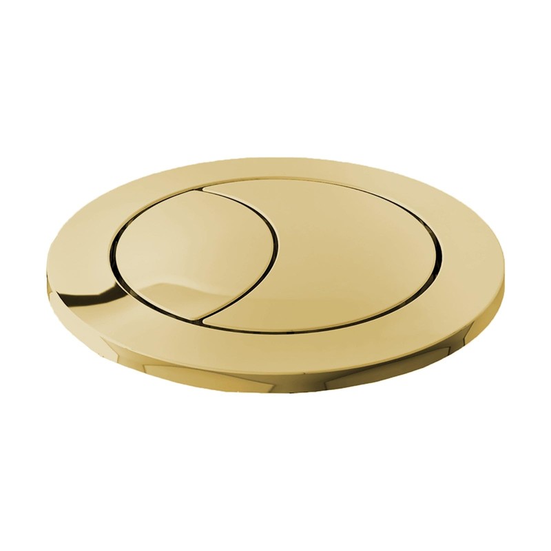 SPARES2GO Universal Toilet Cistern Dual Flush Push Button Kit for