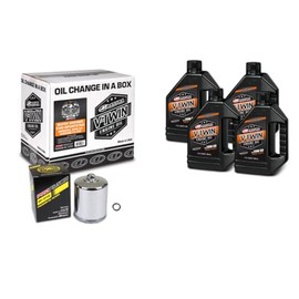V-Twin Quick Change Kit Mineral w/Black Filter, Evo/Sportster