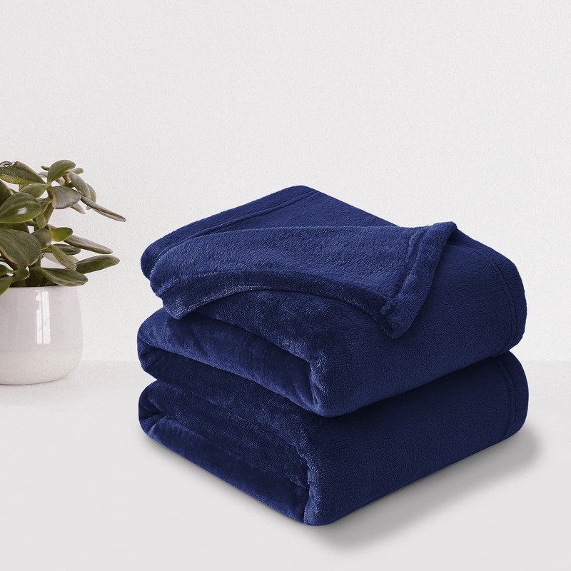 Haffa Fleece Blanket and Throws 400 GSM Fluffy Sofa Throw