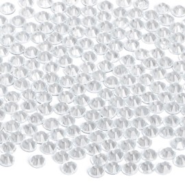 144 Pieces SS40 Clear Crystal Hotfix Rhinestones Flatback Round Crystal Glass Rhinestones Gems for Crafts Nail Face Art Clothes Shoes Bags DIY