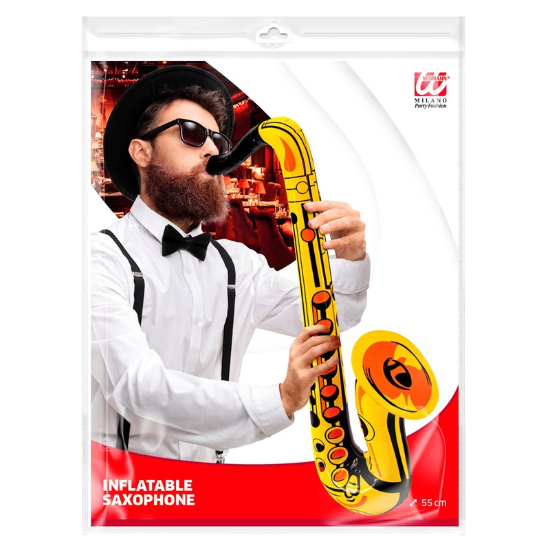 WIDMANN Inflatable Saxophone aptafêtes ac1729 ? 55 cm