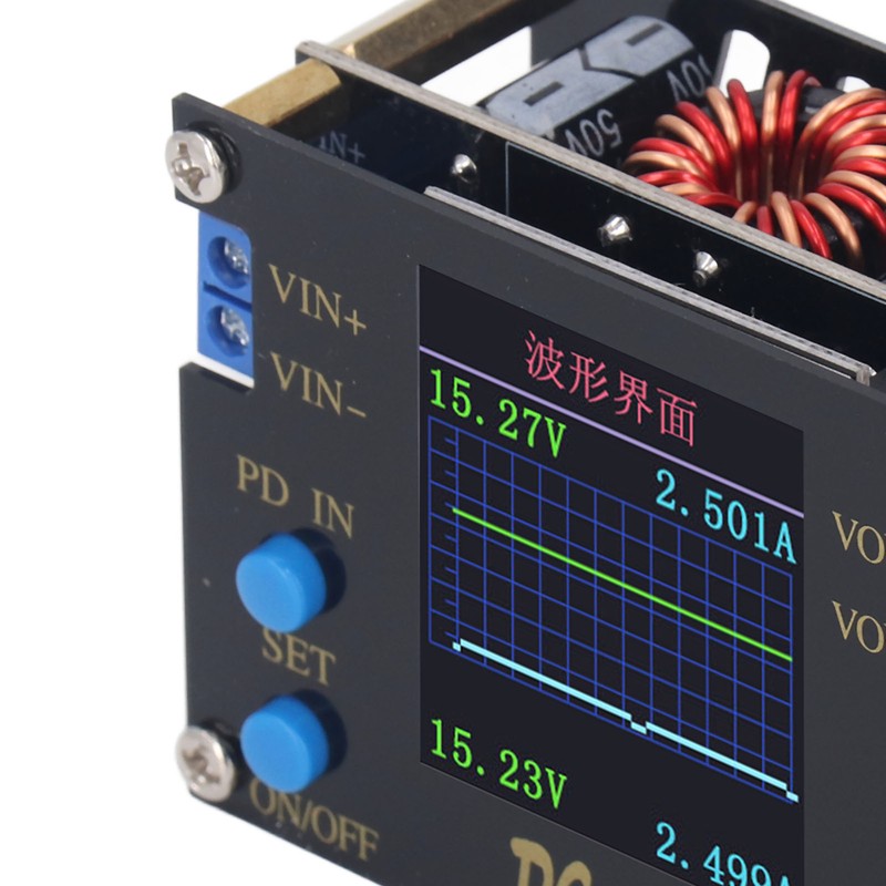DC Buck Boost Converter Adjustable Voltage CC CV Power Supply