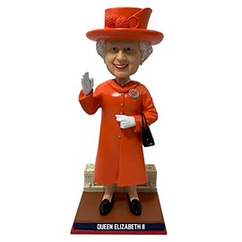 Queen Elizabeth II Orange Bobblehead