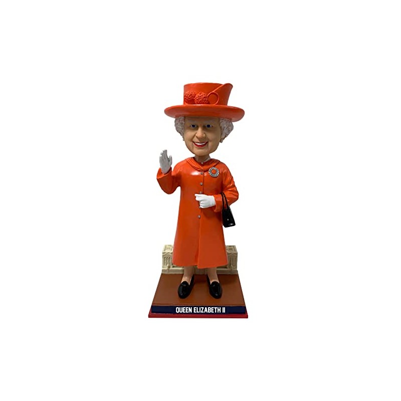 Queen Elizabeth II Orange Bobblehead
