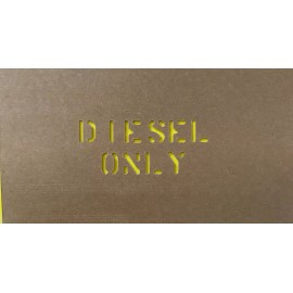 AM General [ DIESEL ] stencil Boat Truck Jeep  1/2 inch letters